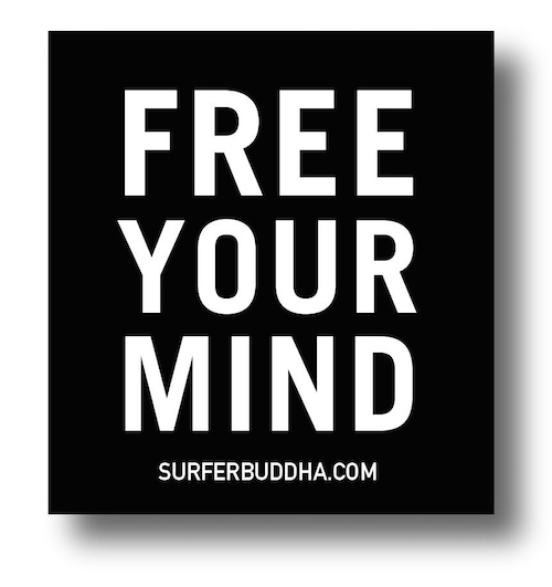 #924 FREE YOUR MIND - VINYL STICKER - ©808MANA - BIG ISLAND LOVE LLC